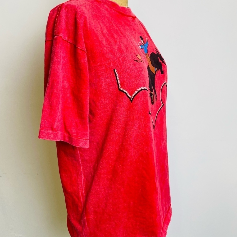 Vintage Bucking Bronco T-shirt, XL, Western T-shirt, Cowboy on Horse T-shirt - Picture 4 of 8